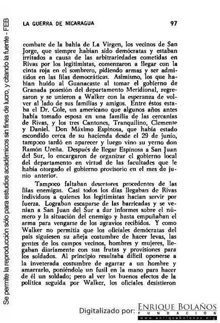 La guerra de Nicaragua - La Guerra Nacional 1854