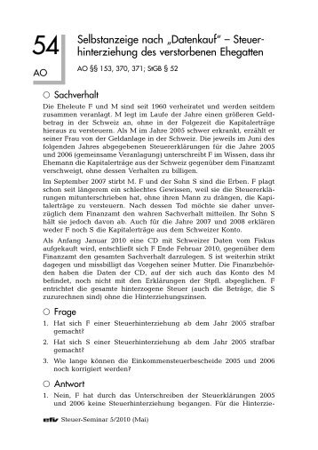 Einzel vordruck faelle  1..4 - Erich Fleischer Verlag