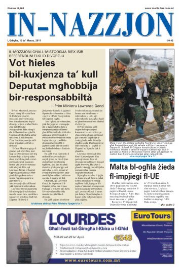 Vot [ieles bil-kuxjenza ta' kull Deputat mg[obbija bir-responsabbiltà