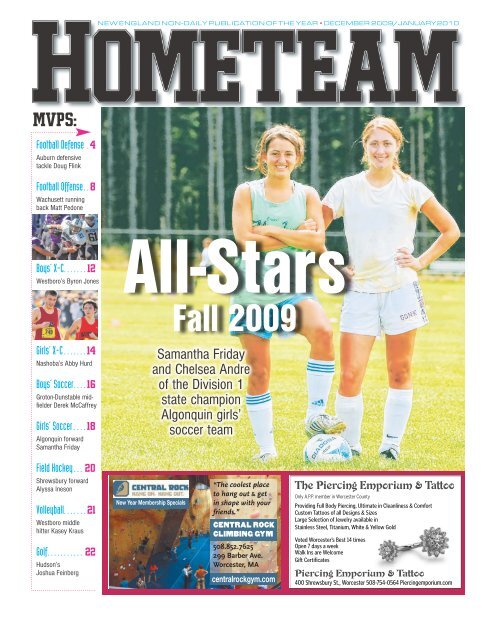 Hometeam AllStars Fall 2009 Worcester Telegram & Gazette