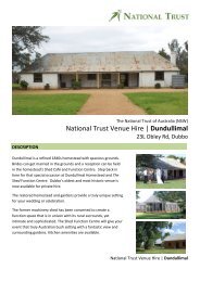 Download Brochure (PDF) - National Trust of Australia