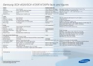 Samsung SCX-4520/SCX-4720F/4720FN facts and ... - Profil-Copy Kft.