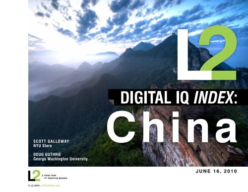 China - L2: A Think Tank for Digital Innovation