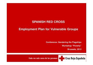 Employment Plan for Vulnerable Groups, Goretti Urrutia Ayerdi ...