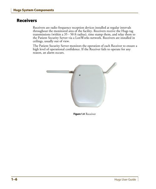 Hugs User Guide 805U1601 Rev 20 - Stanley Healthcare Solutions