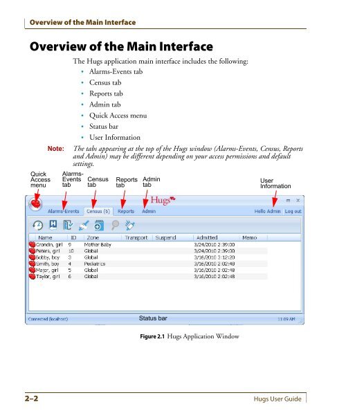 Hugs User Guide 805U1601 Rev 20 - Stanley Healthcare Solutions