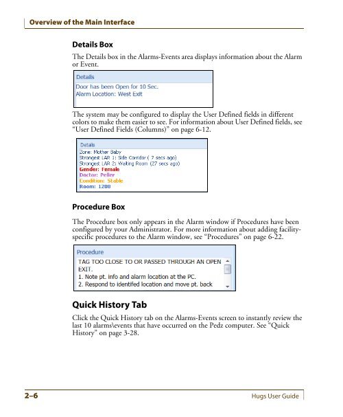 Hugs User Guide 805U1601 Rev 20 - Stanley Healthcare Solutions