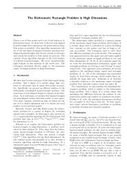 The Bichromatic Rectangle Problem in High Dimensions - Canadian ...