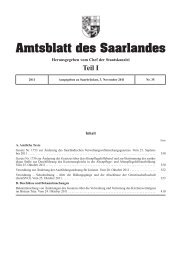 Amtsblatt des Saarlandes - Gesamtschule Orscholz