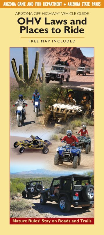 OHV Laws and Places to Ride - Arizona Game and Fish Department