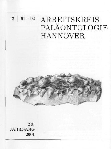 „Lebende Fossilien"? - Arbeitskreis Paläontologie Hannover