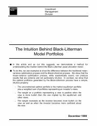 The Intuition Behind Black-Litterman Model Portfolios - Computer ...