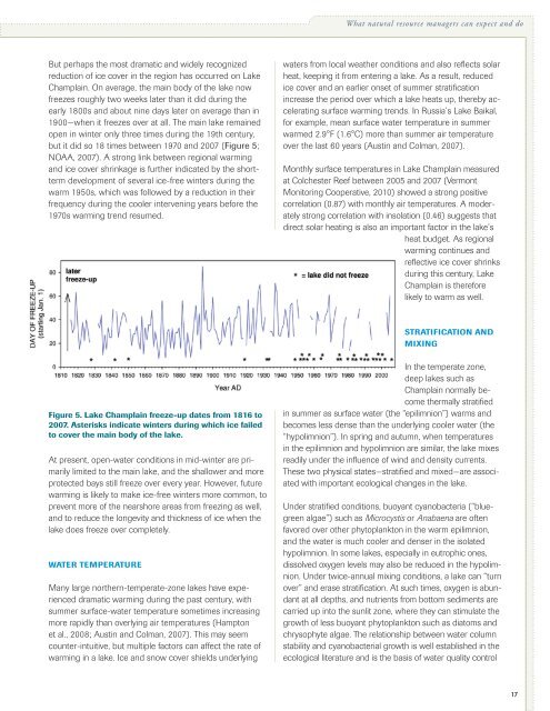 Climate Change in the Champlain Basin - The Nature Conservancy