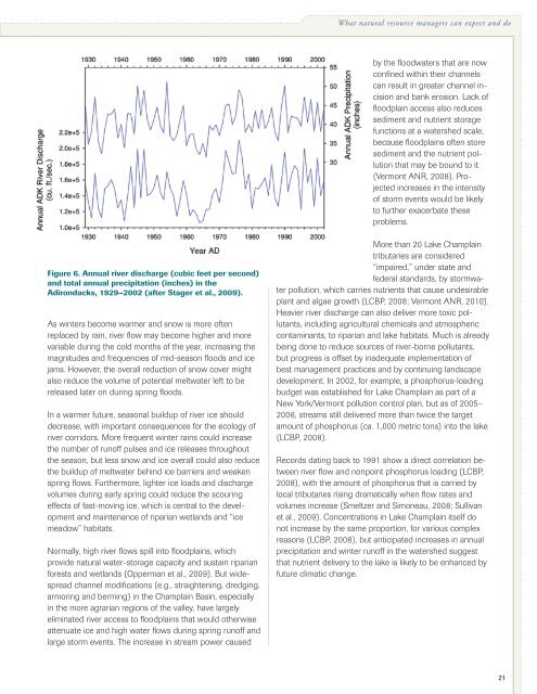 Climate Change in the Champlain Basin - The Nature Conservancy