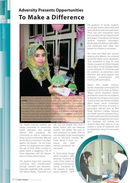 Volume 2, Issue 1 - Abu Dhabi Women's College - Higher Colleges ...