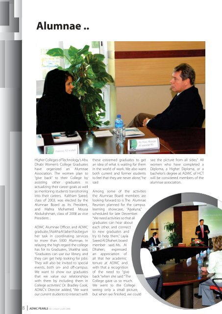 Volume 2, Issue 1 - Abu Dhabi Women's College - Higher Colleges ...