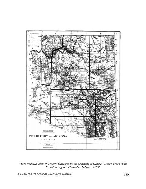 Apache Campaigns - Fort Huachuca - U.S. Army