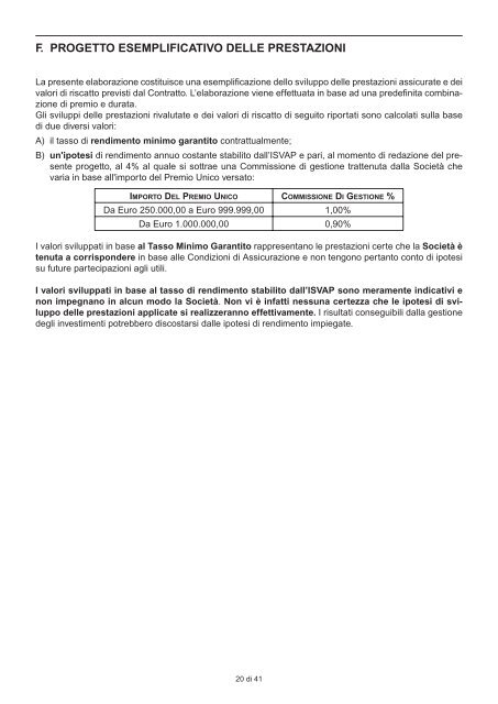 AVIVA SOLUZIONE CRESCITA COUPON SF 2009