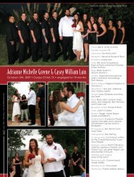 Adrianne Michelle Greene & Casey William Lain - The One Bride ...
