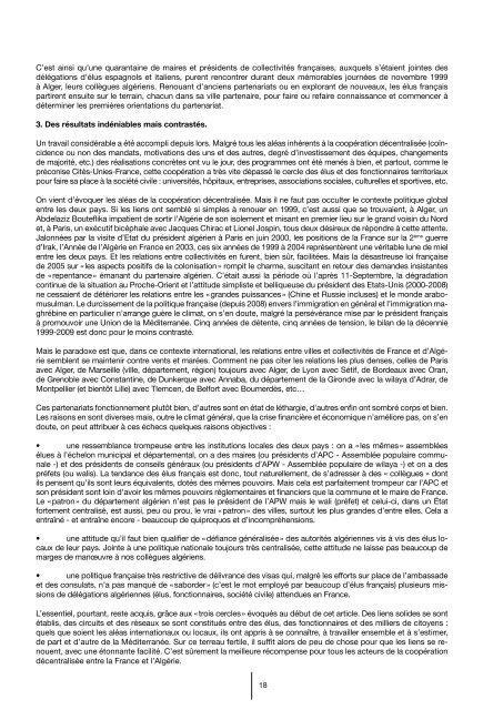 Lettre d'information groupe-pays AlgÃ©rie - nÂ°1 - CitÃ©s Unies France