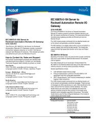 IEC 60870-5-104 Server to Rockwell Automation Remote I/O Gateway