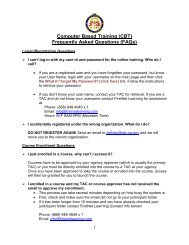 (CBT) Frequently Asked Questions - GBI LMS