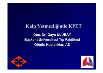 Kalp YetmezliÄinde KPET