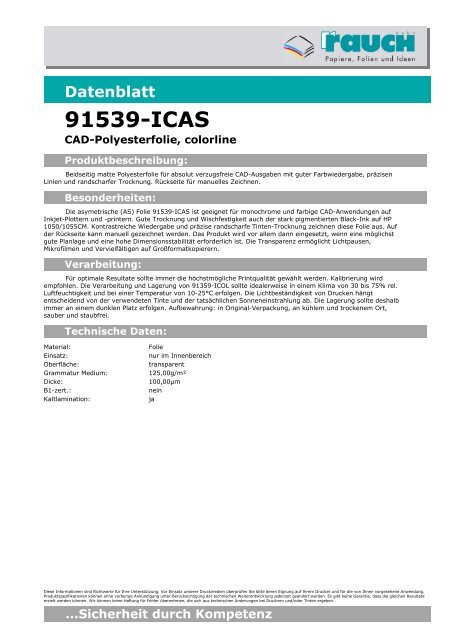 Datenblatt 91539-ICAS