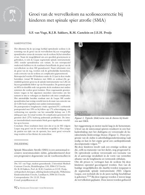 NTvO JUN 2006 ED_2 - Nederlands Tijdschrift voor Orthopaedie