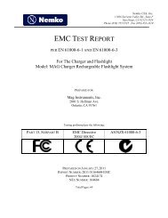 EMC TEST REPORT - Vandernet
