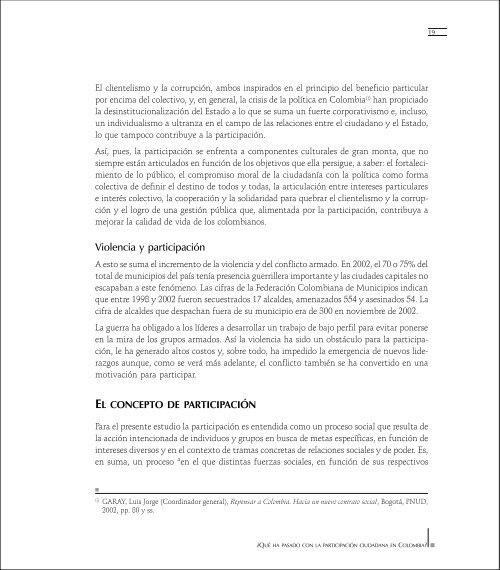 ¿Qué ha pasado con la participación ciudadana en Colombia?