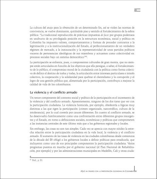 ¿Qué ha pasado con la participación ciudadana en Colombia?