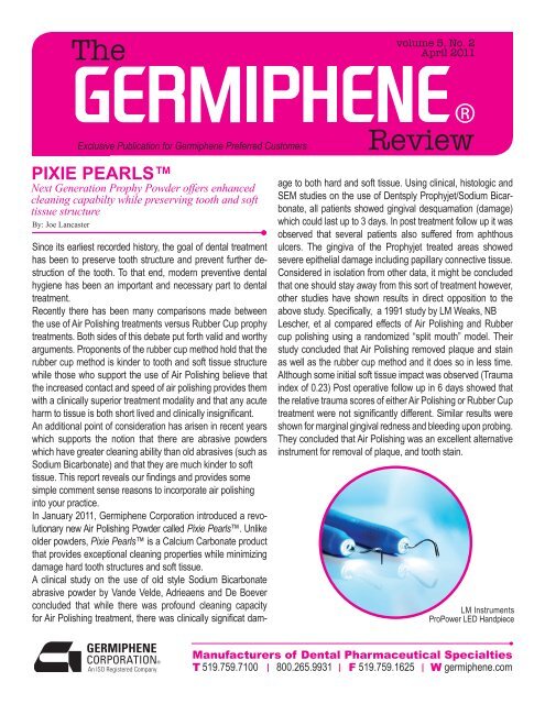 Pixie Pearls - Germiphene