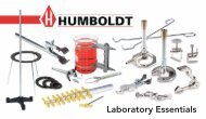 Laboratory Essentials READERS.indd - Humboldt Mfg. Co.
