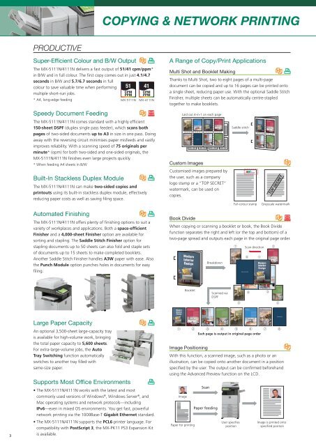 MX4111N Brochure - Sharp Corporation of Australia