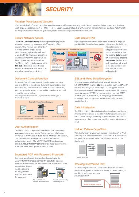 MX4111N Brochure - Sharp Corporation of Australia