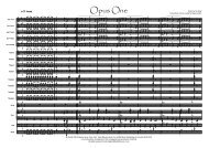 Opus One Published Score - Lush Life Music