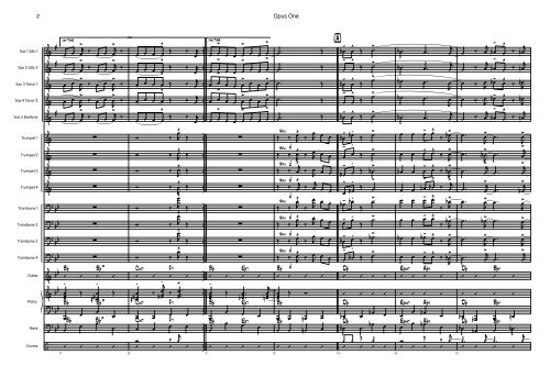 Opus One Published Score - Lush Life Music