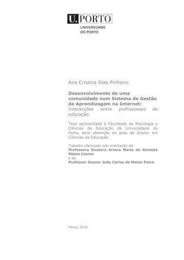 Ana Cristina Dias Pinheiro - RepositÃ³rio Institucional da ESEPF