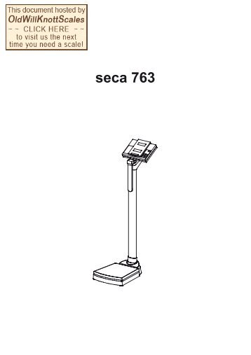 seca 763 - Scale Manuals