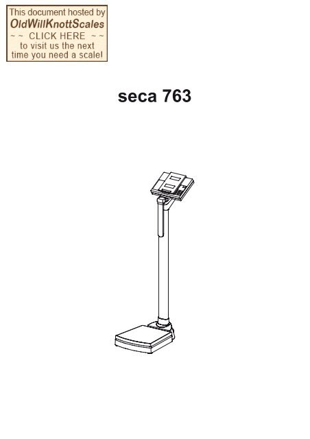 seca 763 - Scale Manuals