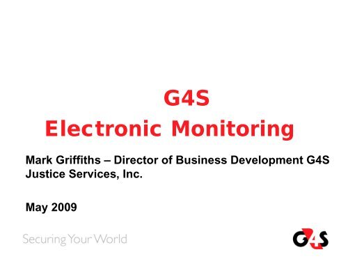 G4S Electronic Monitoring