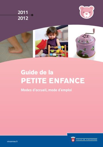 Petite enfance - Ville de Vincennes