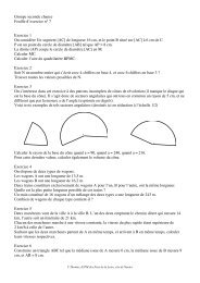 Groupe seconde chance Feuille d'exercice nÂ° 7 Exercice ... - Primaths