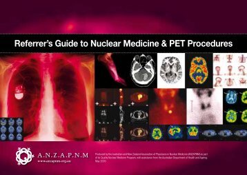 Referrer's Guide to Nuclear Medicine & PET Procedures