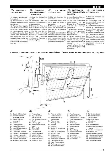 MANUALE ISTRUZIONI E CATALOGO RICAMBI ... - Nice-service.com