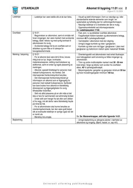 Trondheim kommune - Universell utforming