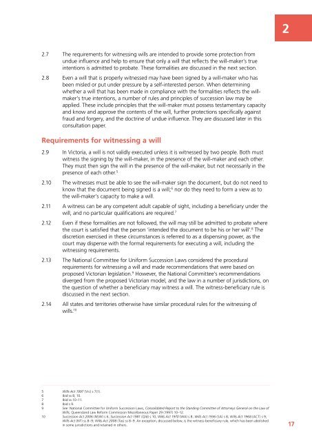 Succession Laws - Victorian Law Reform Commission