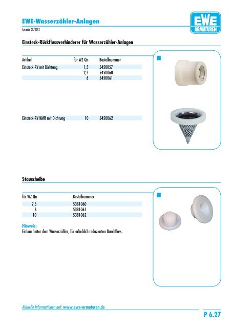 EWE-Wasserzähler-Anlagen