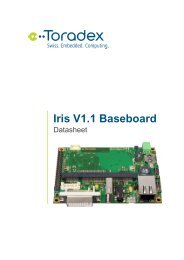 Iris V1.1 Baseboard - Toradex